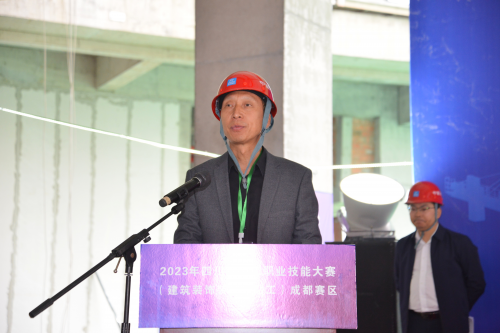 2023年四川省职工职业技能大赛-建筑装饰装修镶贴工竞赛成都基层选拔赛成功举办米乐 M6米乐(图3)