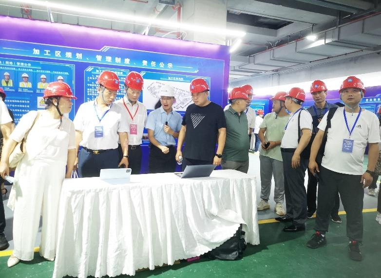 简报2023（11）“2023装饰智能建造管理与创新论坛”——走米乐 M6米乐进中建三局装饰智慧工地现场观摩会圆满召开(图5)