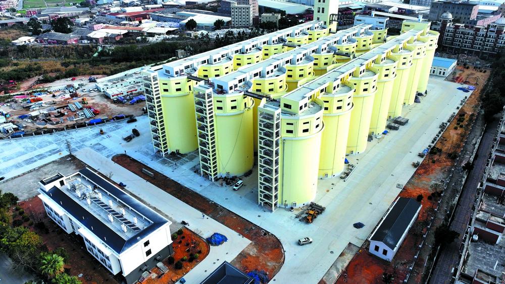 省储备粮泉州储备库搬迁重建项目有望4月竣工(图1)