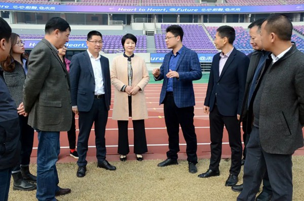 浙江省装饰及设计骨干企业观摩亚运会装饰工程(图2)