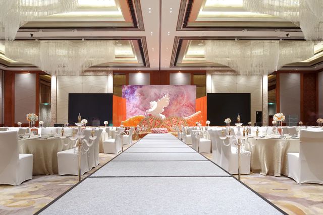 西安宴会中心装修酒店宴会厅装修厅酒店(图3)