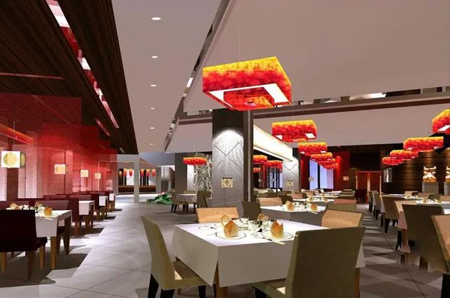 西安餐饮酒店装修餐饮装修设计餐厅店面(图4)