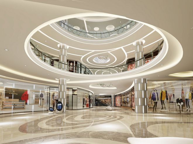 陕西商场装修设计施工商超门店装修—西安东朗装饰工程(图1)